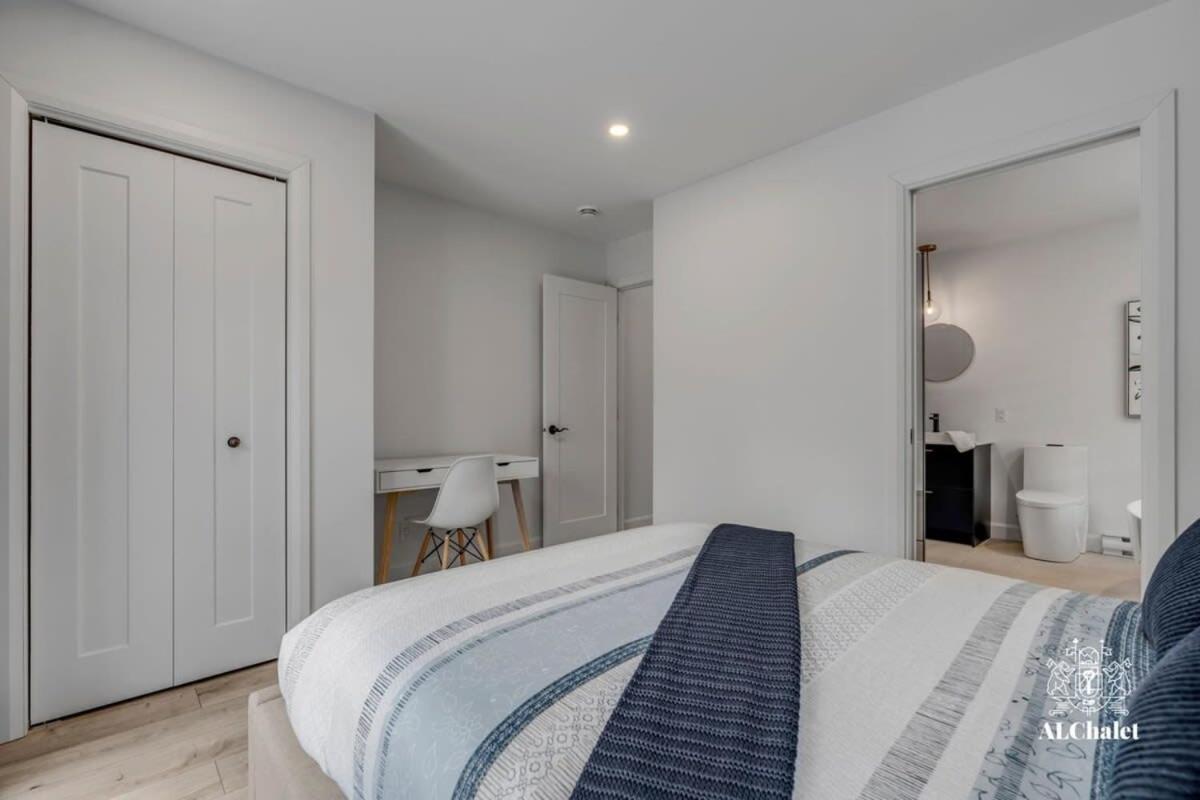 Chalet Bellevue Luxe Avec Spa Et Local A Velo Pont-Rouge Exteriör bild