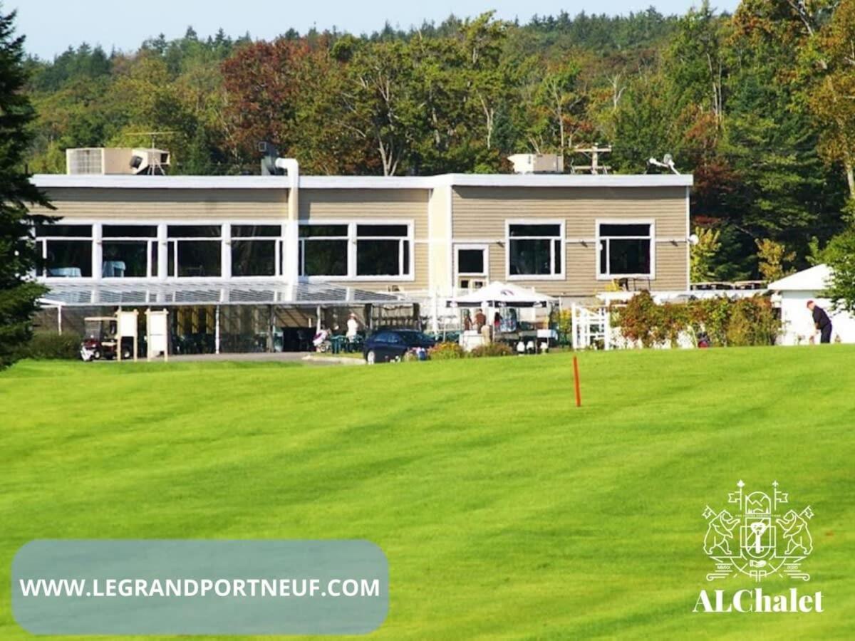 Chalet Bellevue Luxe Avec Spa Et Local A Velo Pont-Rouge Exteriör bild